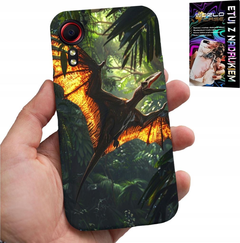 Gehäuse Für Samsung Galaxy Xcover 7 - Dino Dinosaurier Pterodactyl Rückseite Fall