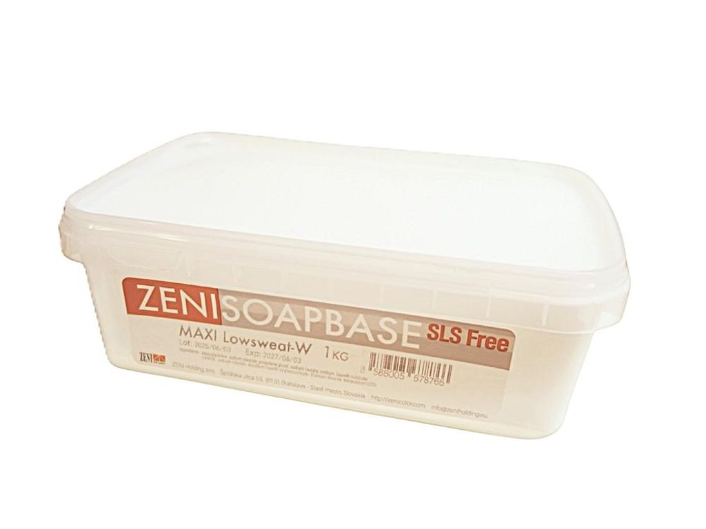 1 kg weiße Gießseife / Rohseife / Seifenbasis Zenisoapbase Produktbild 