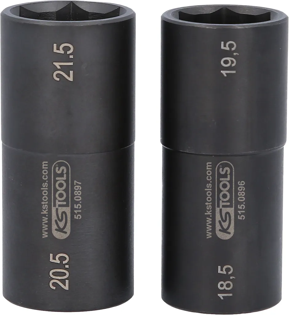 Jeu de douilles anti-rayures 1/2" jantes Ford (18.5-21.5mm) - KS Tools