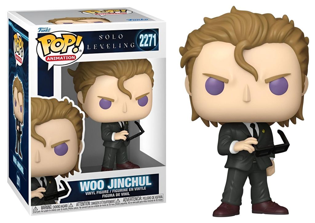 FUNKO POP! Vinyl Figur Animation Solo Leveling Woo Jinchul 2271