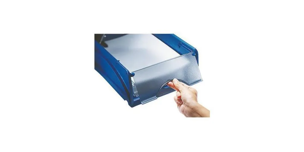 Corbeille à courrier Leitz Sorty 52310085 format A4 pour bureau - Gris