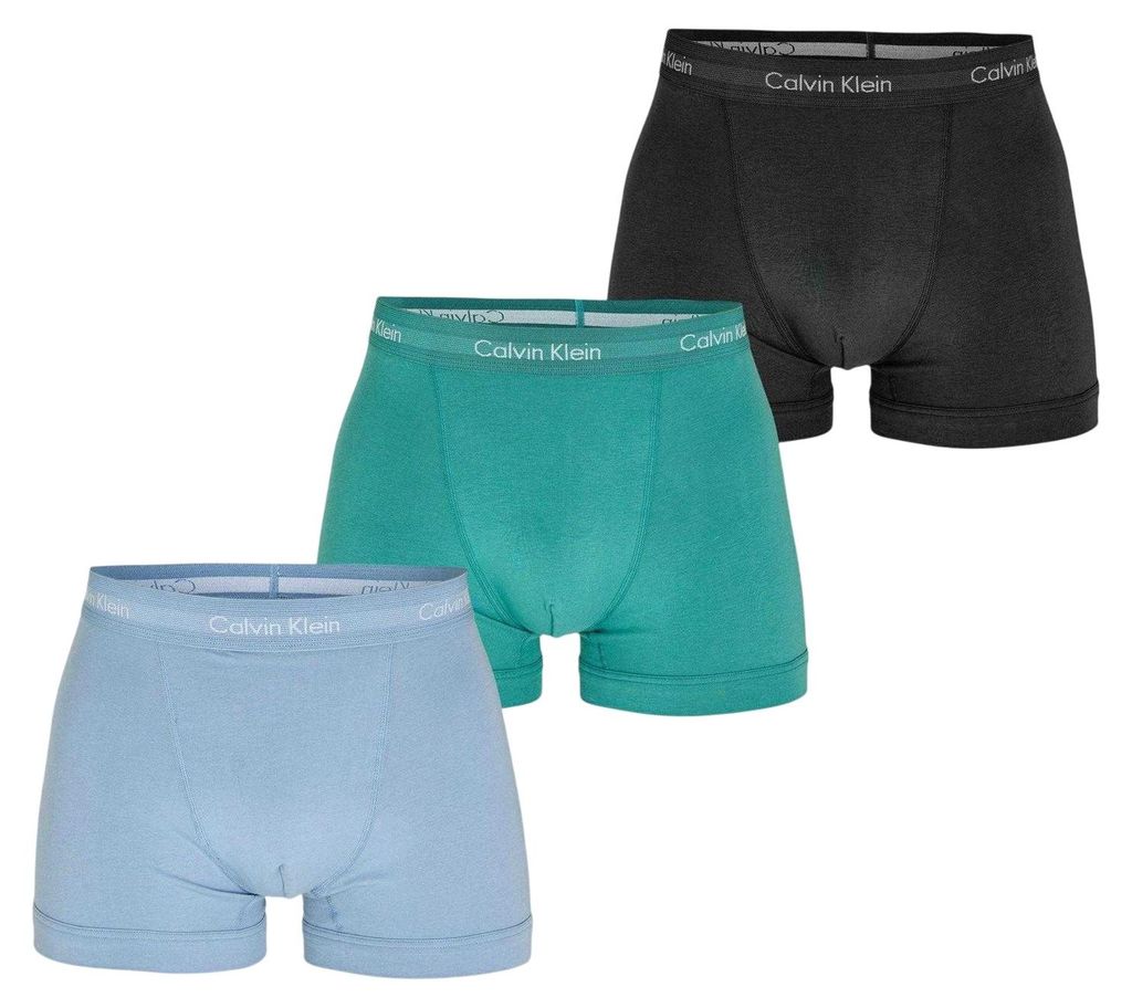 Calvin Klein - Boxershorts für Herren (3er-Pack) GT27235 (S) (Schwarz/Blau)