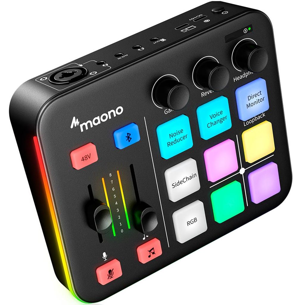 Maonocaster G1 NEO: mixer audio per streamer di videogiochi Immagine del prodotto 