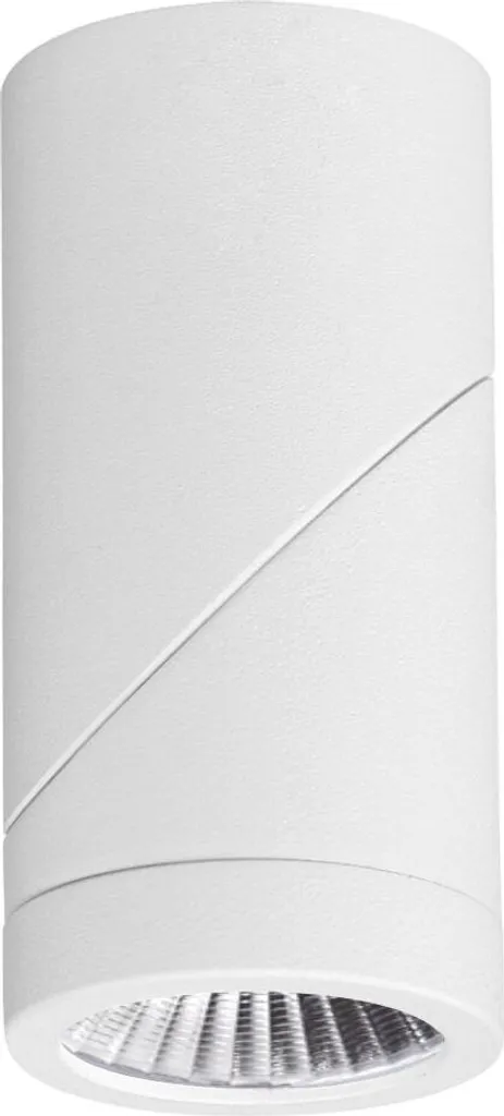 Luminaire mural cylindrique LED 7W Plus-Tricolor Blanc orientable