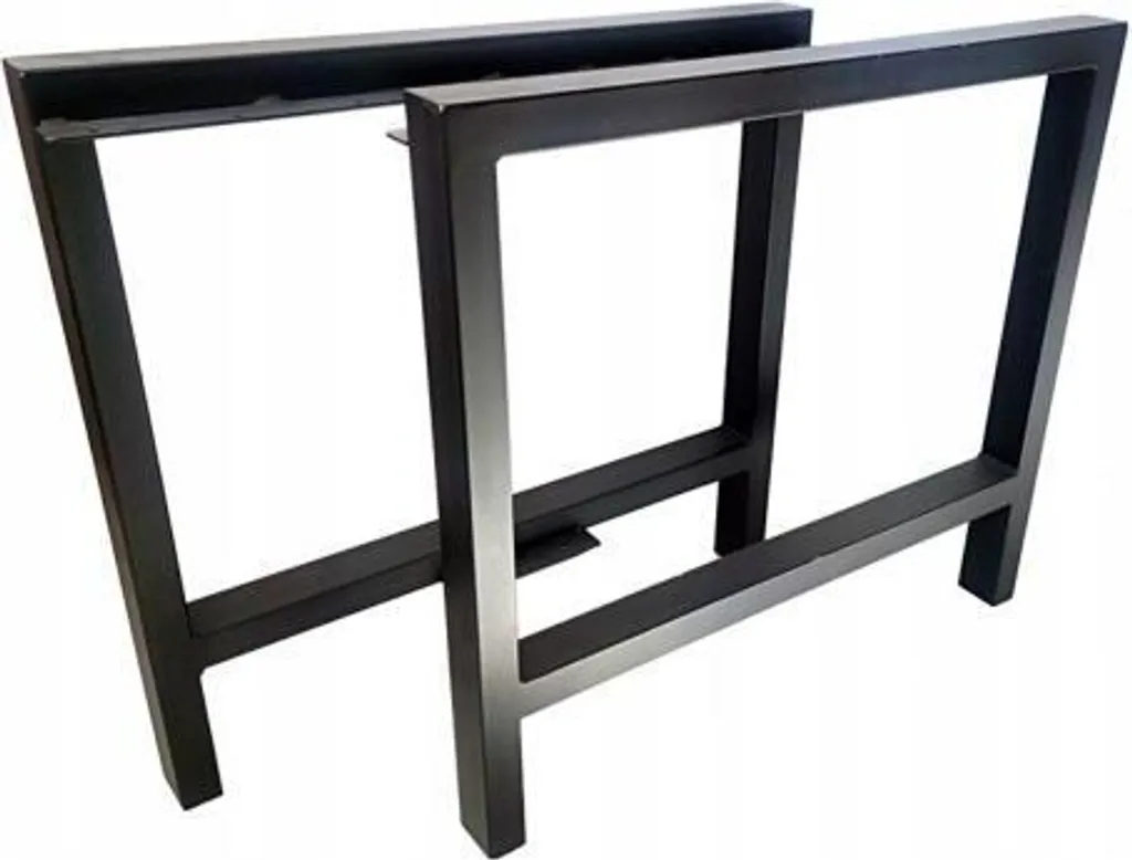 Pieds de table PALERMO 9457 : solution anti-oscillation en Acier Noir