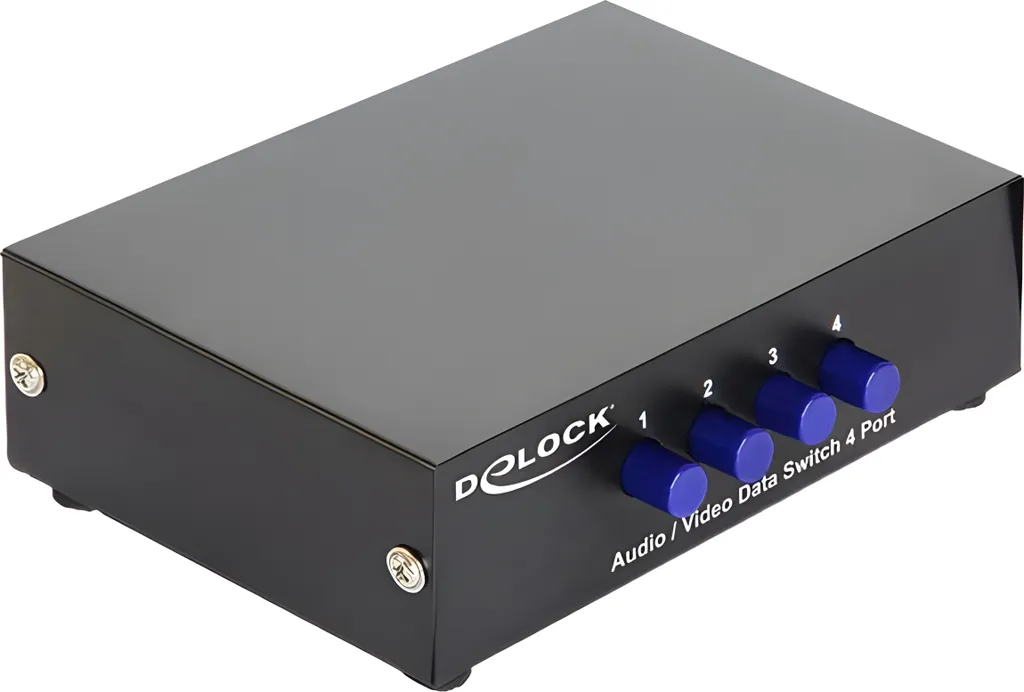 Switch A/V 4 ports Delock : fini de débrancher vos câbles audio vidéo