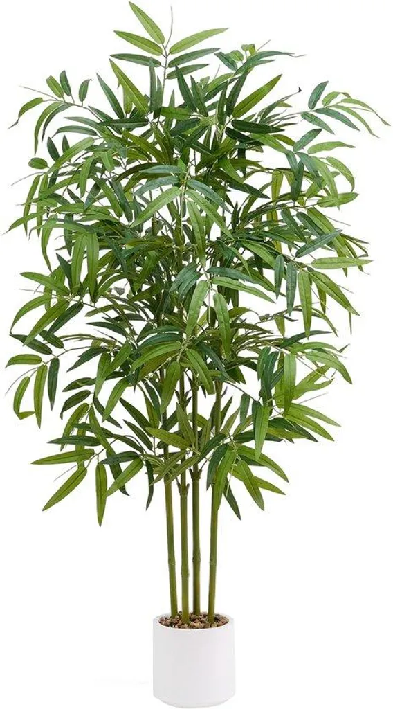 Bambou artificiel 150 cm haute qualité pour décoration salon et balcon
