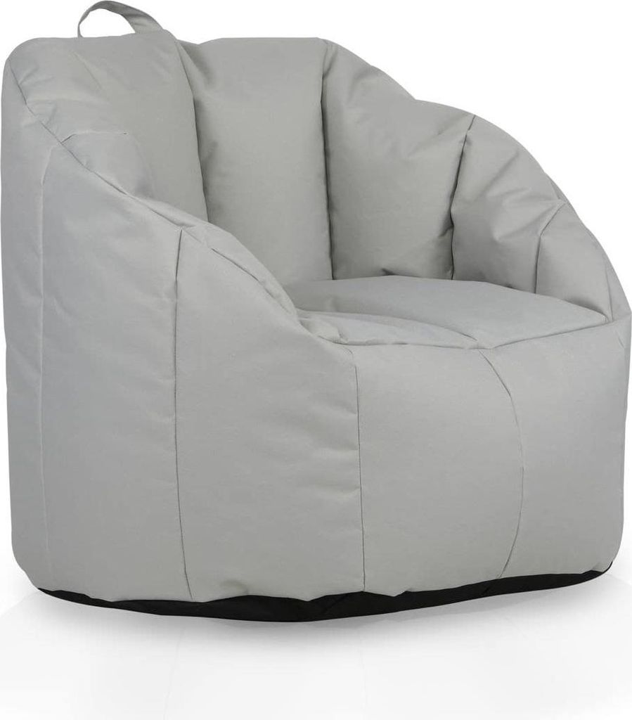 Ecopuf - Sitzsack Bean Bag Außen & Innen, 73 x 75 cm, Simone Perle Nc13