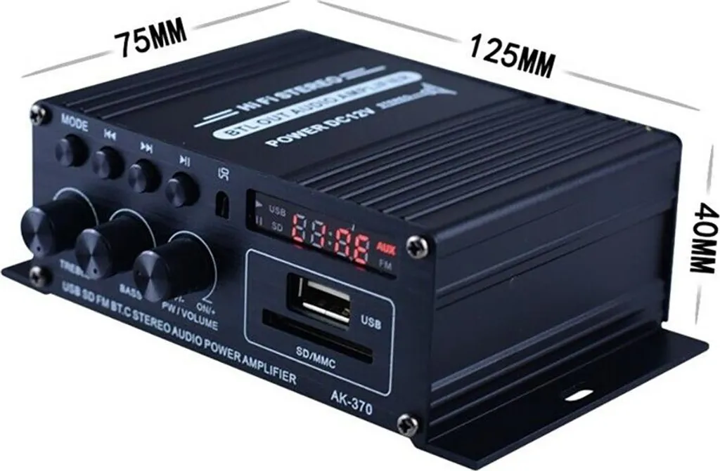 Amplificateur HiFi Bluetooth EDR 400W : Réparez votre Son de Voiture Faible