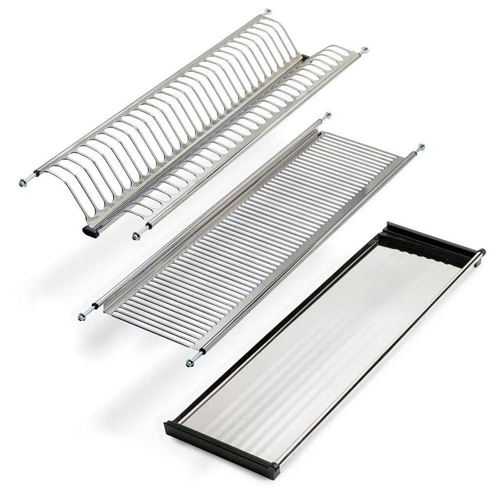 Emuca Geschirrabtropfgestell 700 Mm Silber Silber One Size