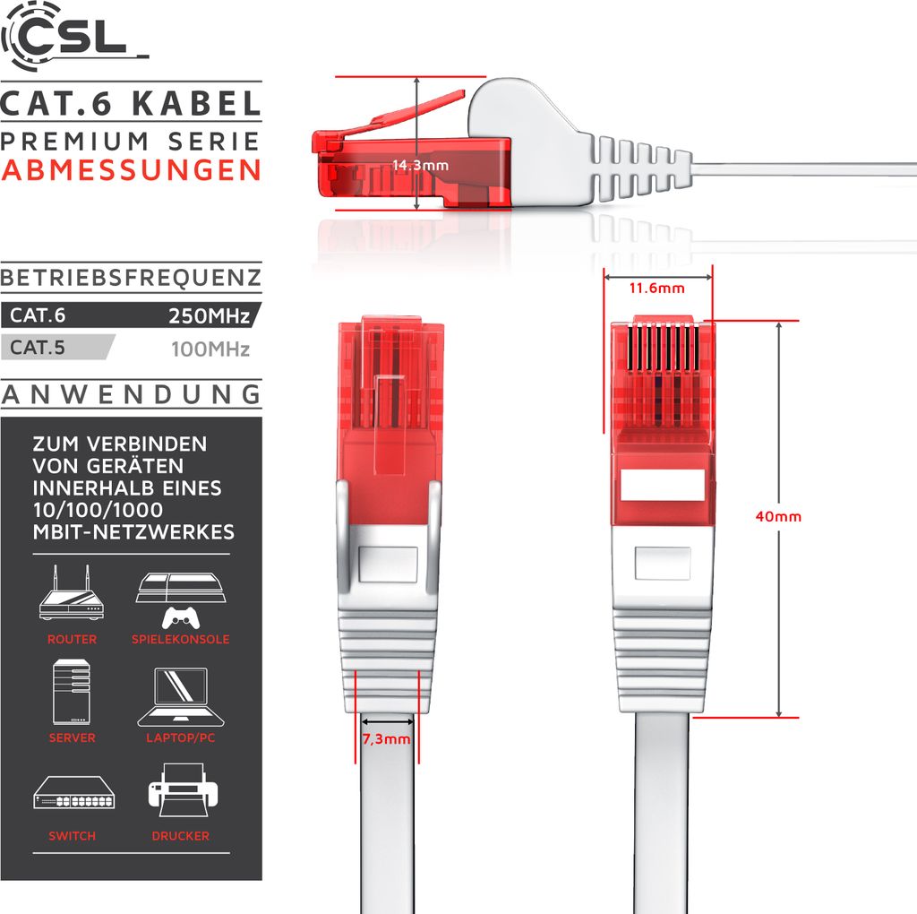 CSL Cat 6 Ploch P skov Kabel LAN Kaufland cz CSL Cat 6 Ploch P skov Kabel LAN Kaufland cz