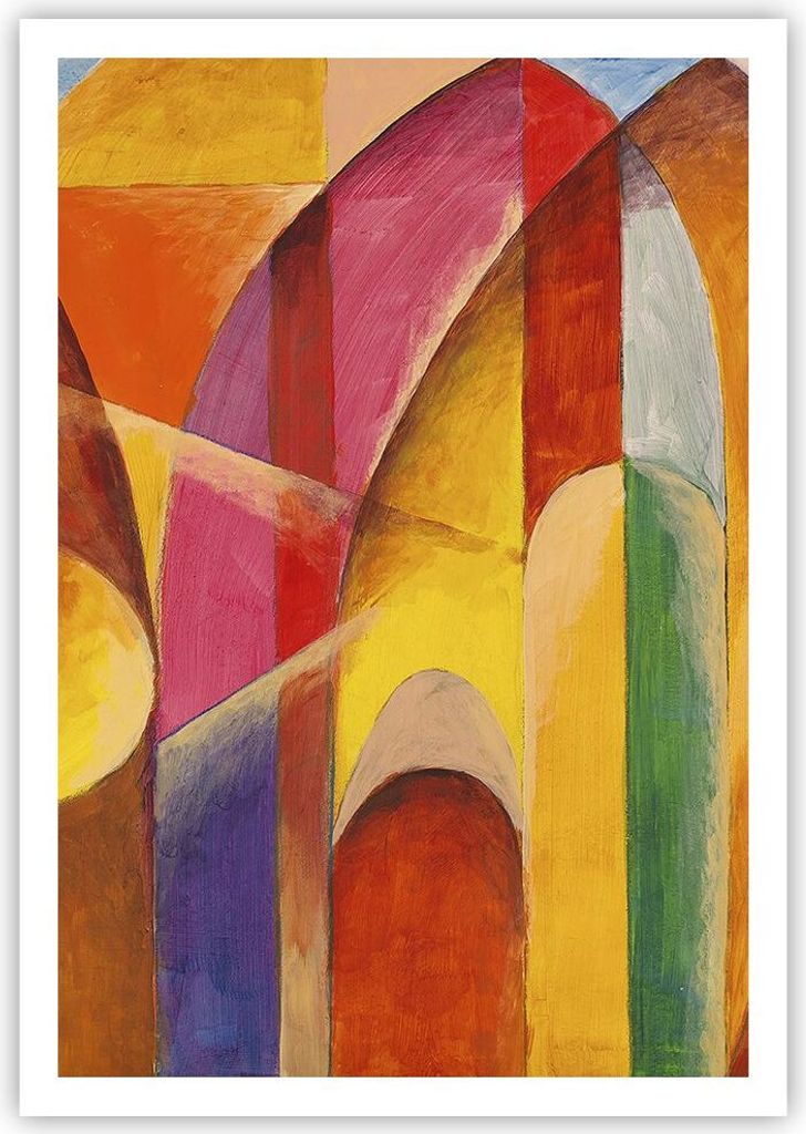 Poster - Poster ohne Rahmen - Abstraktion modern - 70x100 cm - Wand Bild - Wanddeko - Wandbilder - Kunstposter - Wandposter - Bilder - Kunstdruck -...