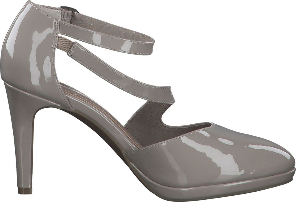 s.Oliver Damen Pumps Blockabsatz Fesselriemchen 5-24401-20, Größe:39 EU, Farbe:Braun