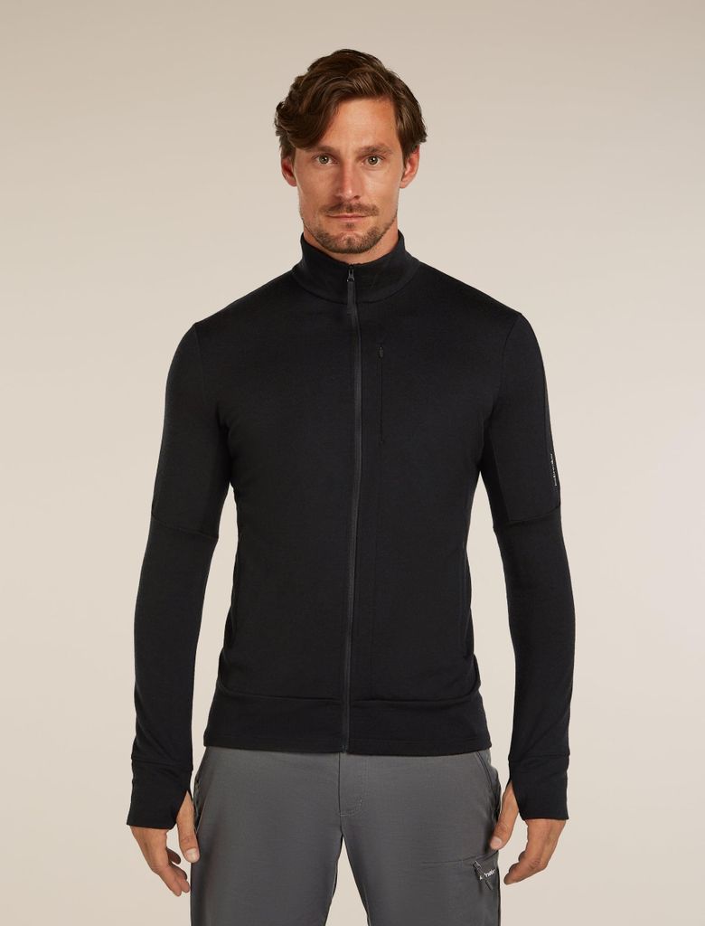 ICEBREAKER M Mer 260 Quantum IV LS Zip BLACK BLACK XL Produktbild 