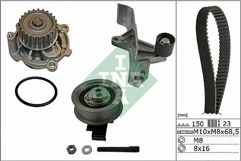 Pompe à eau et kit distribution pour Passat 3B et Audi A4 A6 motorisation