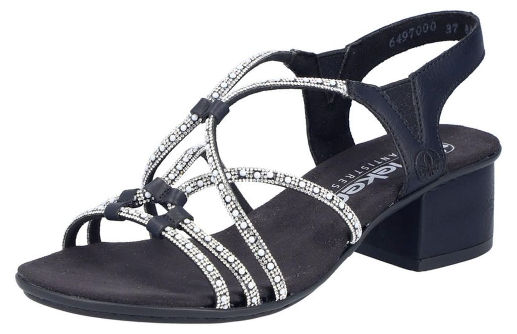 Rieker Riemchensandaletten Damen 32313933353038 Schwarz 39 Produktbild 