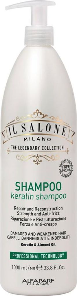 Keratin Shampoo für kraftloses und geschädigtes Haar Produktbild 