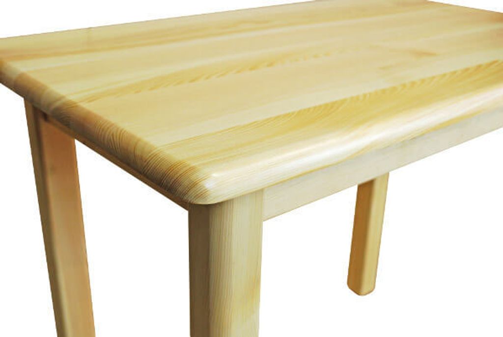 Massivholz-Küchentisch Aus Kiefer - Verschiedene Größen & Farben, Made In EU