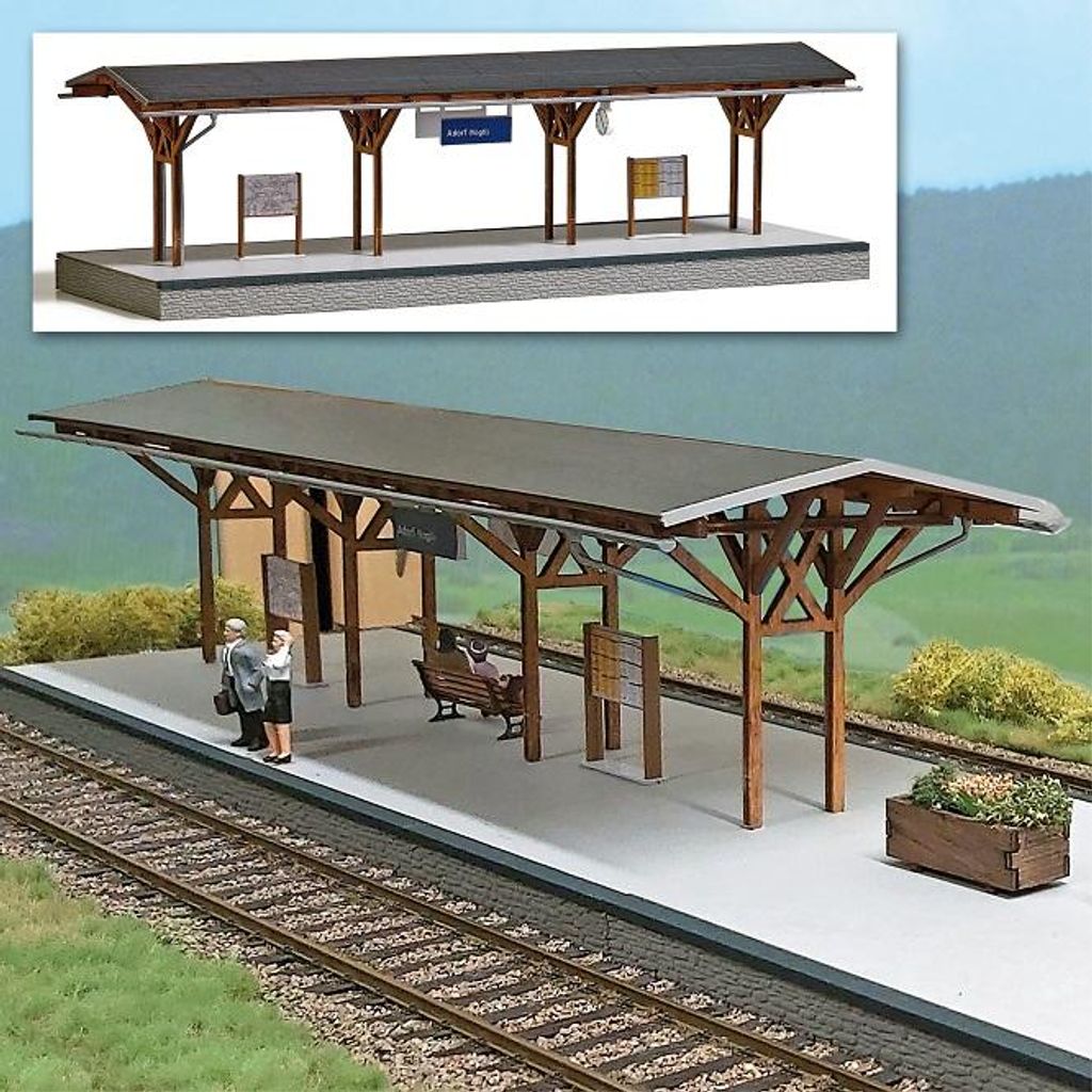 Busch 10002 - 0 Bahnsteig »Adorf« - Neu