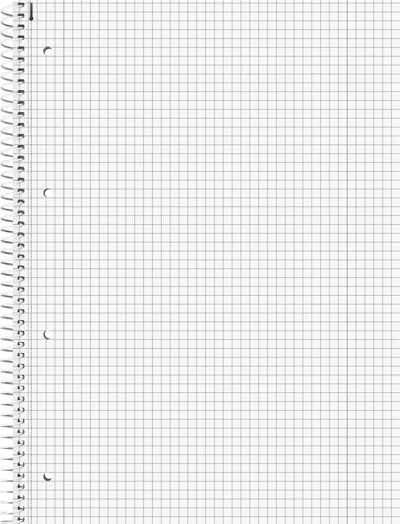 Cahier étudiant A4 pour prise de notes structurée et schémas complexes