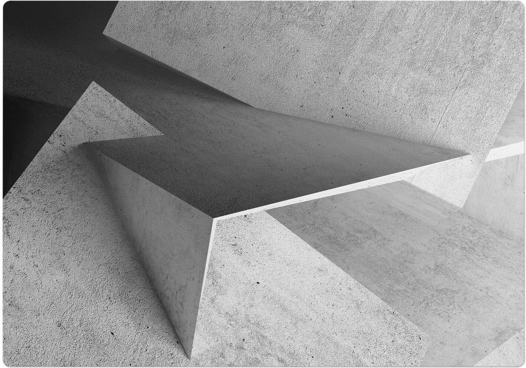 Geometrische Texturen – Bodenschutzmatte – Stuhlunterlage 100x70 cm – Rutschfest – Hartbodenmatte