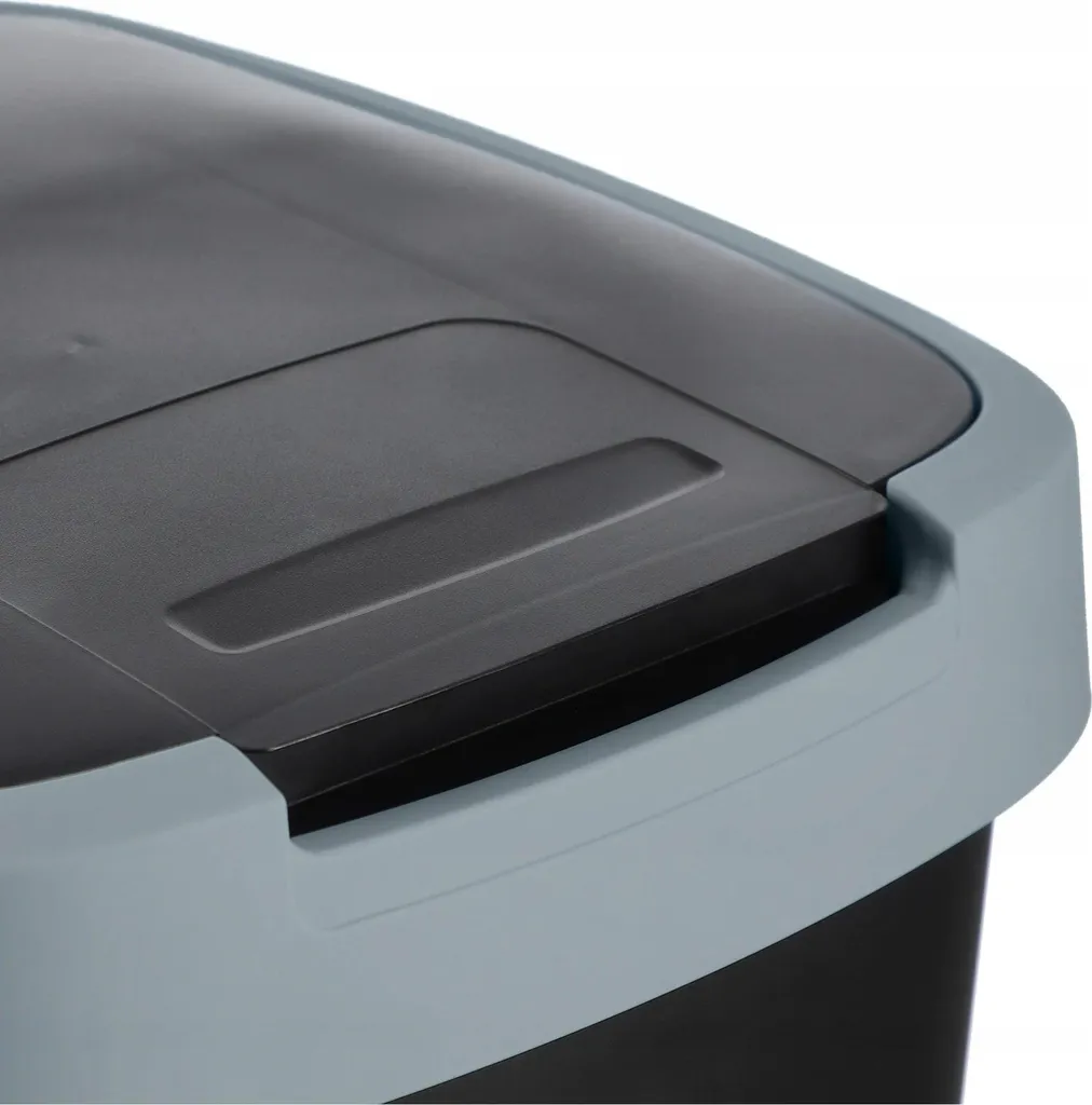 Bac de tri sélectif 25 litres - Conteneur à déchets ménager robuste - 6