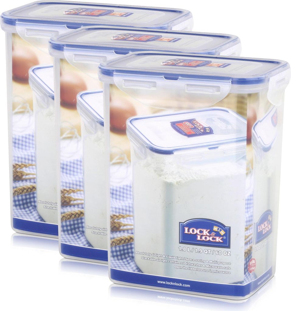 Lock&Lock HPL813 Vorratsdose 1,8L - Luft und Wasserdicht - Produktbild 
