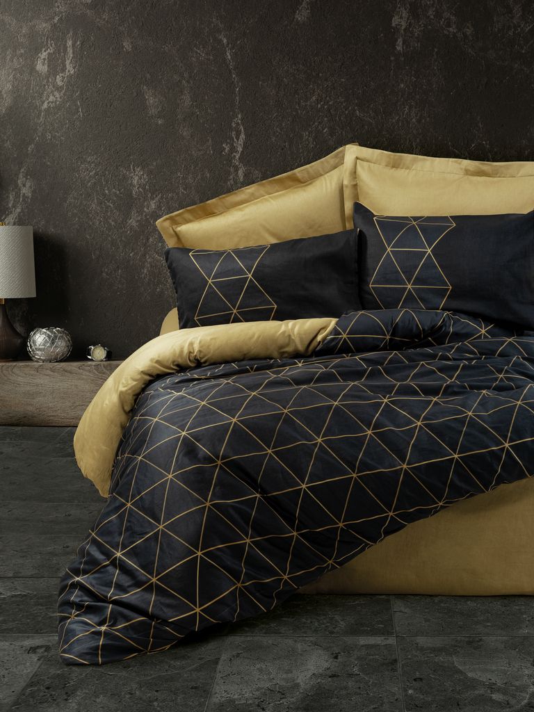 L'Essentiel Linge de Maison, Veta - Gold, pościel, złota, Zdjęcie produktu 