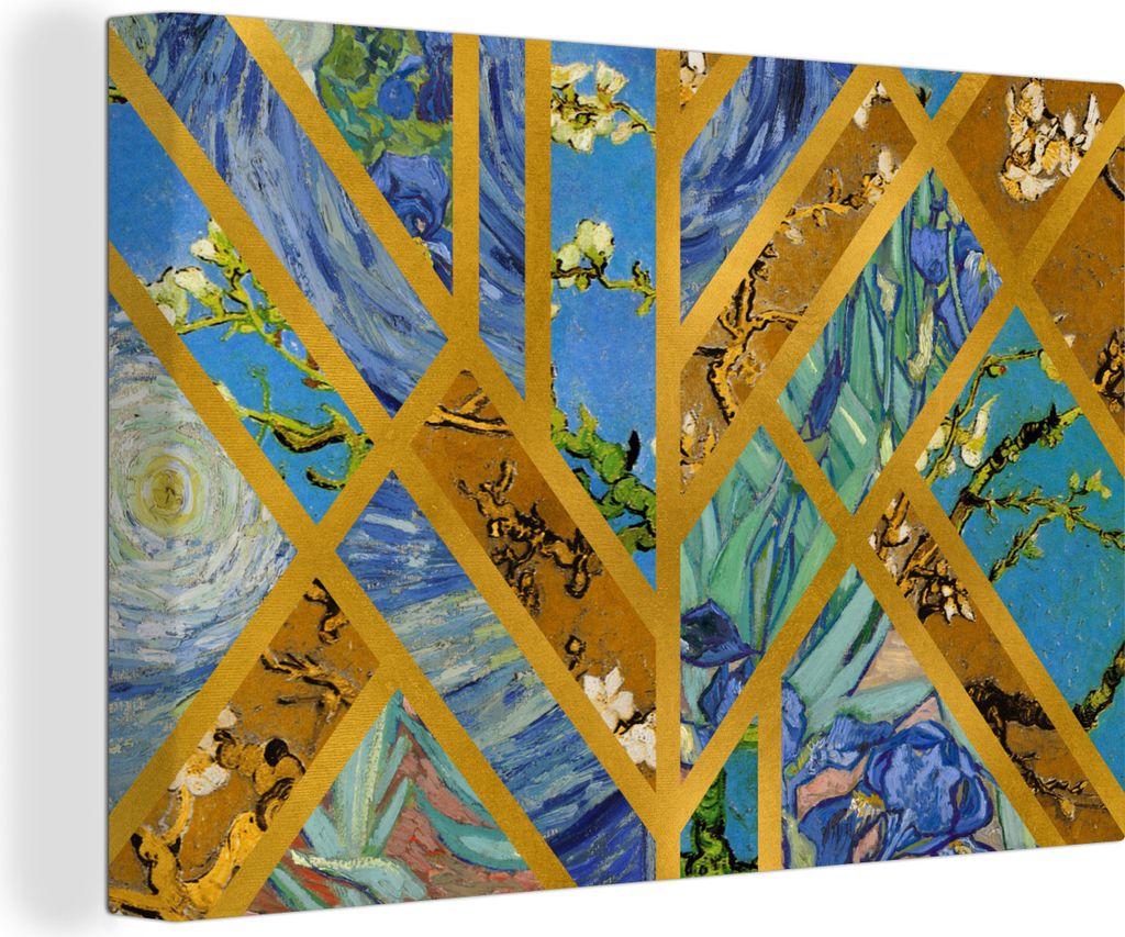 OneMillionCanvasses - Leinwandbilder - 150x100 cm, Kunst - Van Gogh - Alte Meister, Wandbilder Kunstdruck Wanddekoration - Foto auf Leinwand - Ge...