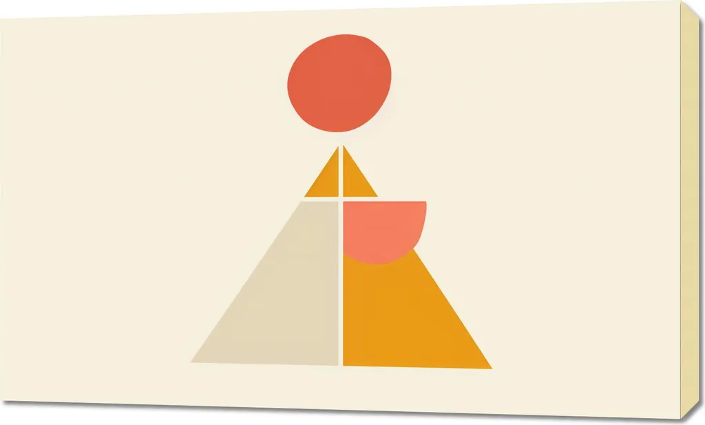 Image Pyramide d'équilibre 100 x 60 cm - Zen pour Murs Vides et Tristes