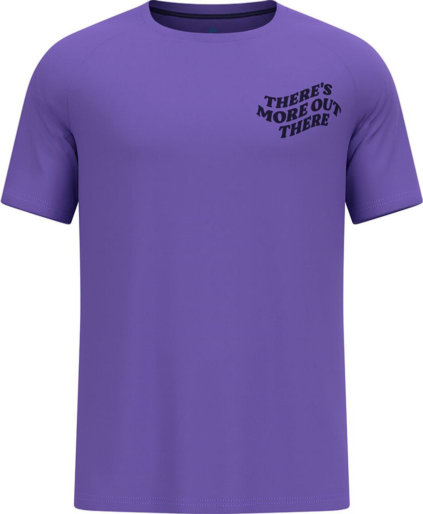 Odlo Essential Imprime Kurzarm-t-shirt Lila XL Mann Lila XL