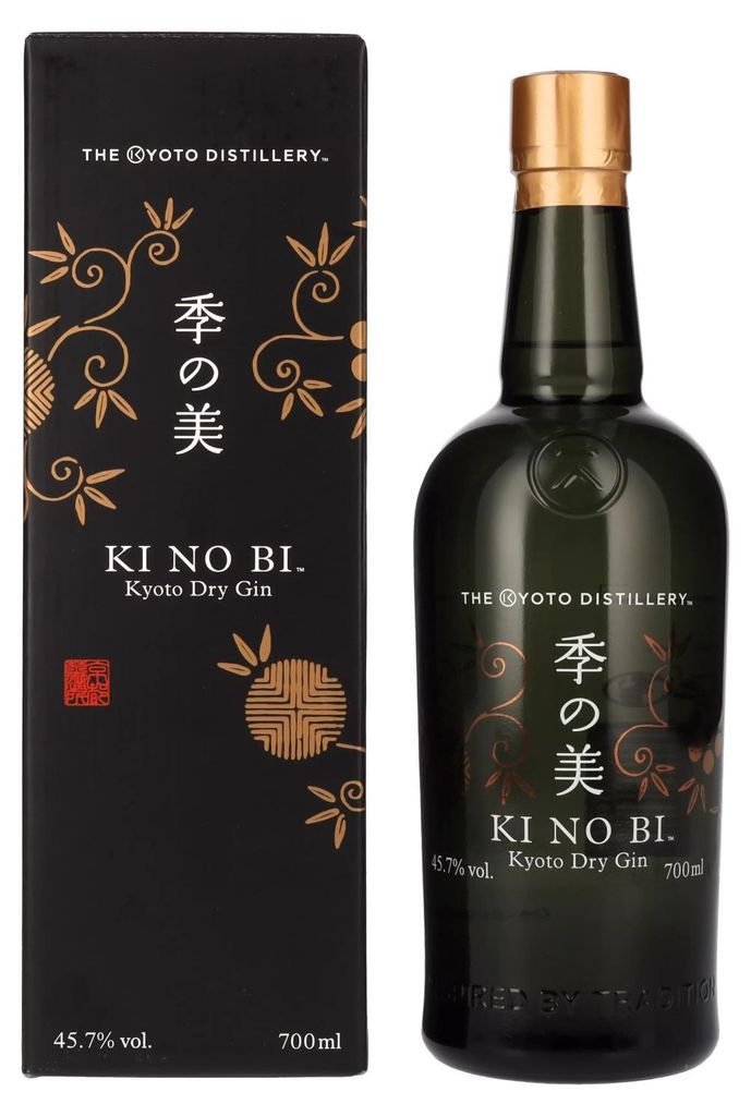 KI NO BI Kyoto Dry Gin 45,7% Vol. 0,7l en boîte cadeau Image du produit 