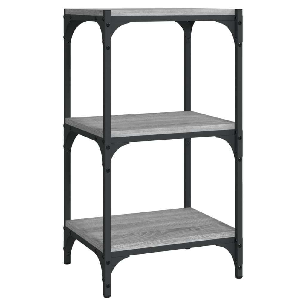 Bücherregal Grau Sonoma 40x33x70,5 cm Holzwerkstoff und Produktbild 