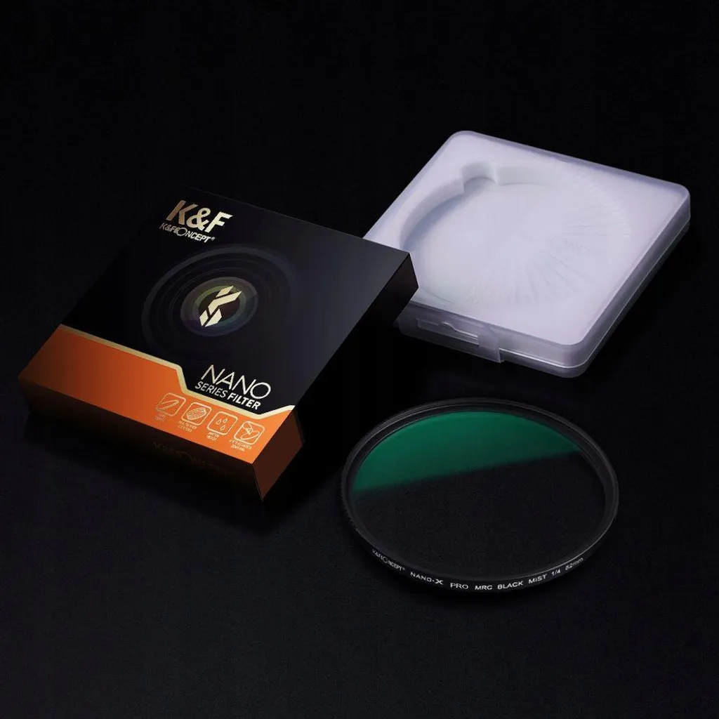 Filtre Anti-reflet 72mm K&F Concept 1/4 Black Mist pour Peau Douce HD