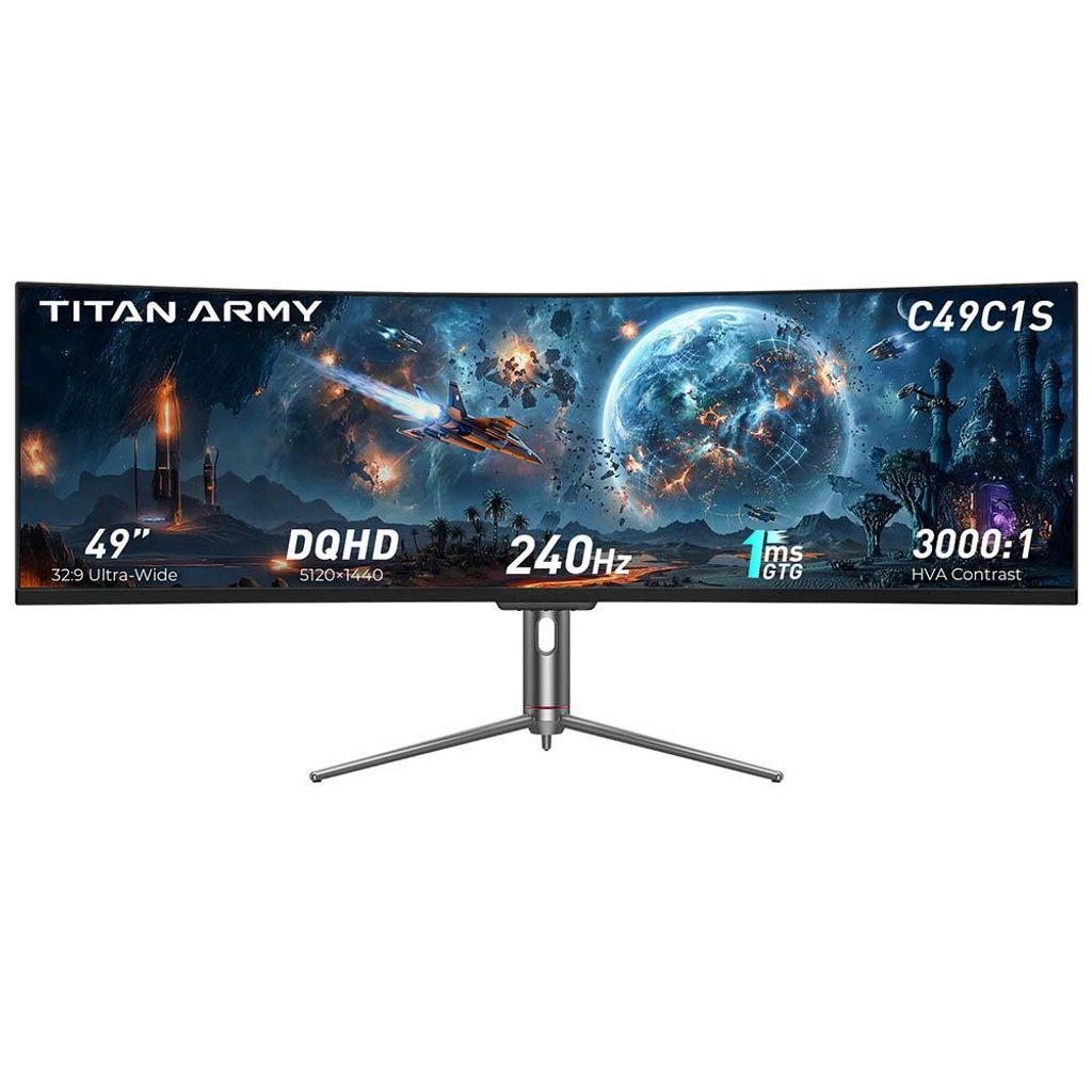 TITAN ARMY C49C1S: 49-palcový zakrivený herný monitor, Obrázok produktu 