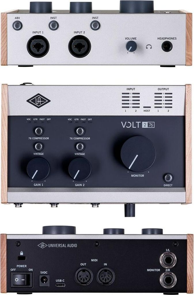 Universal Audio VOLT 276, desktop audio-interface, USB, Productafbeelding 