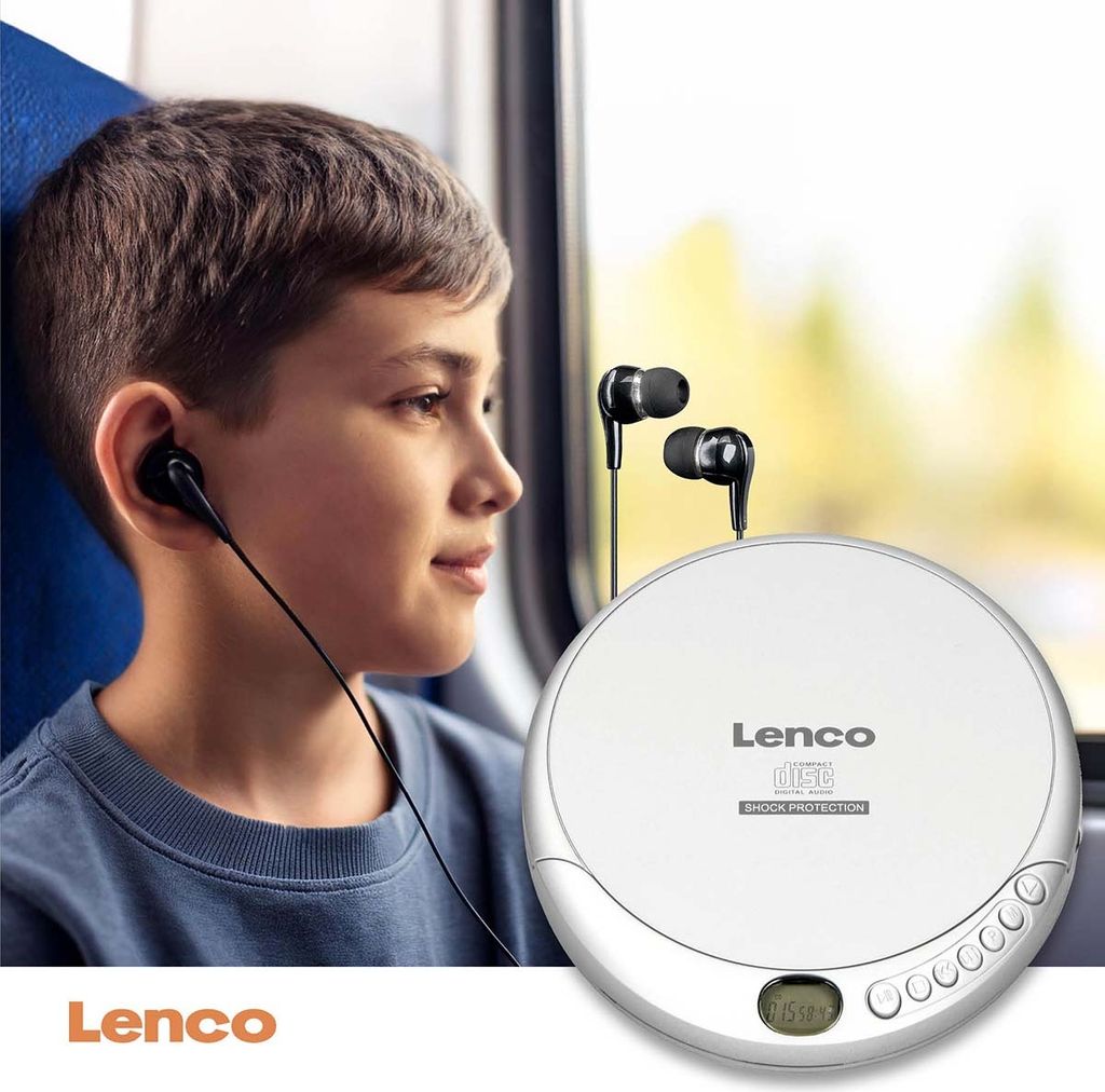 Odtwarzacz CD/MP3 Lenco portabler CD-201 Zdjęcie produktu 32