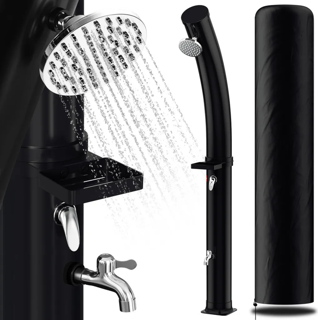 TolleTour Doccia Solare 35L: Relax in Giardino con Acqua Calda Gratis