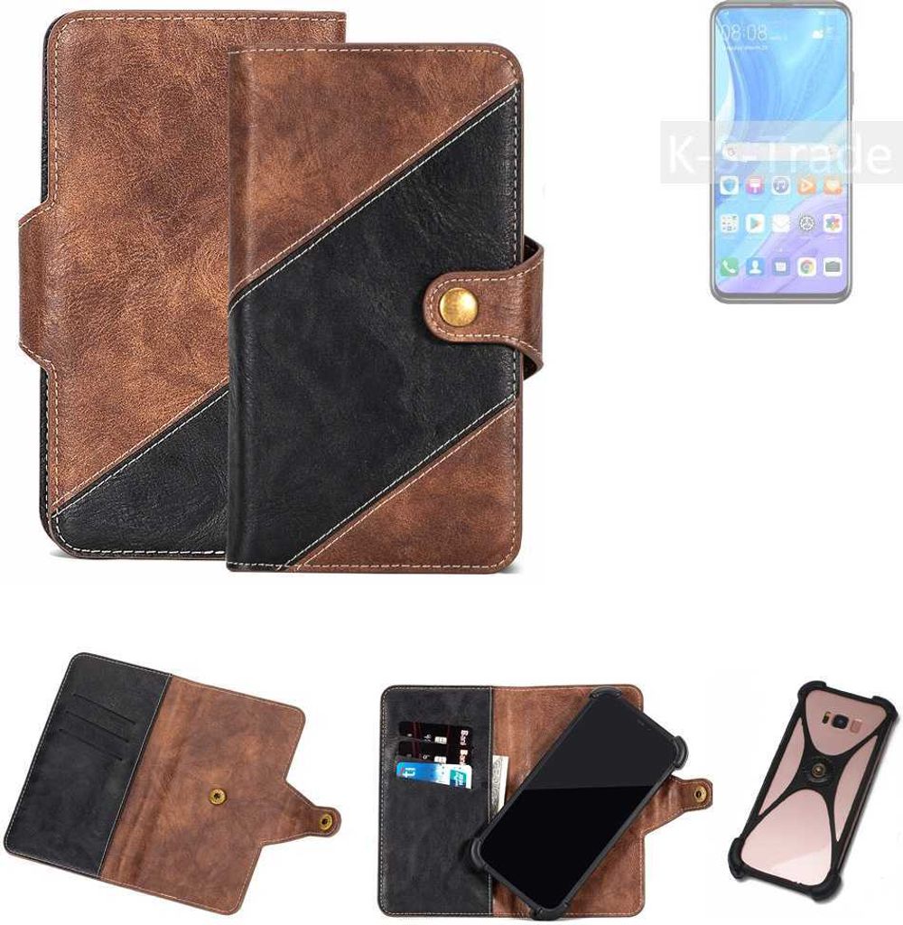 K-S-Trade Handyhülle Schutzhülle Bookstyle Case kompatibel mit Huawei Y9s Klapphülle Cover Hülle Schutztasche 1x