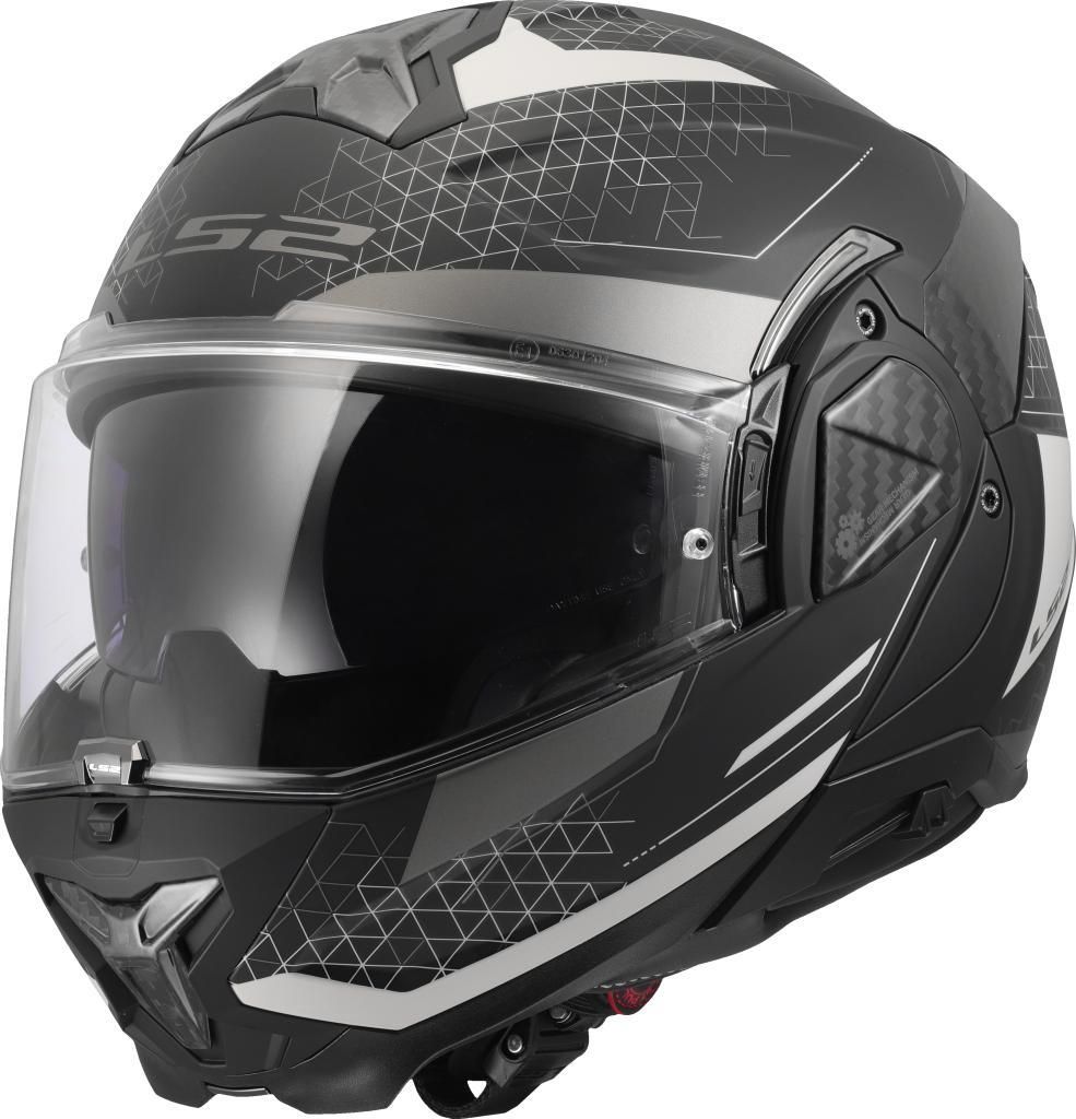 LS2 FF910 Casco ribaltabile Advant II Astral, nero/grigio Immagine del prodotto 