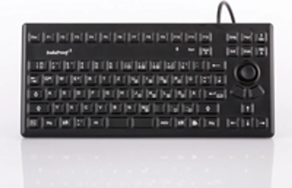 Mini clavier industriel étanche IP68 GETT TKG-086-MB USB Noir QWERTZ