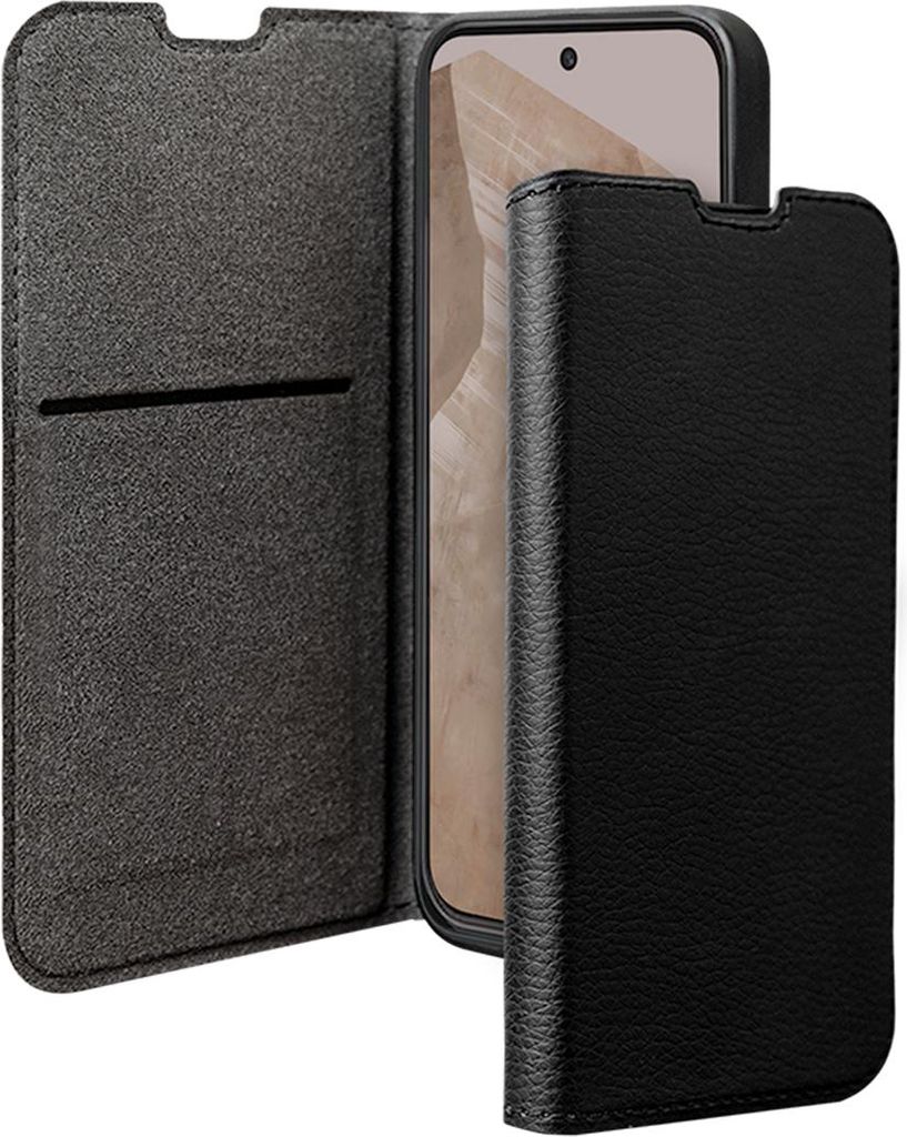 BigBen, Klapphülle mit Standfunktion für Google Pixel 8A Wallet Case, Schwarz