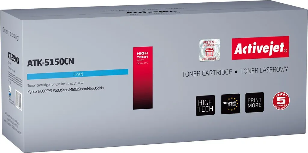 Test Toner Activejet ATK-5150CN vs Kyocera TK-5150C | Analisi Supreme