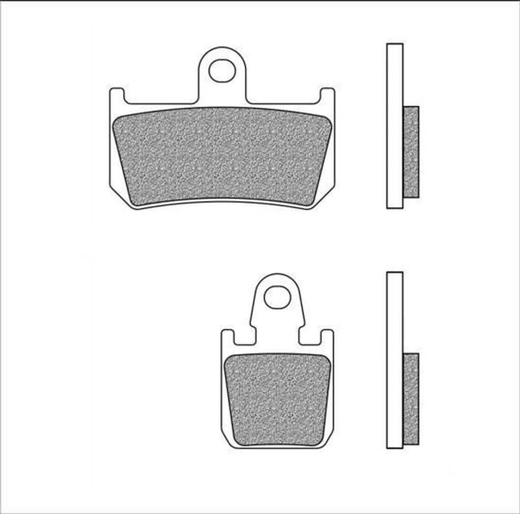 Bremsbeläge NewFren Typ FD.0407 S2 Sintermetall für Yamaha MT-01 VMX-17 YZF-R1