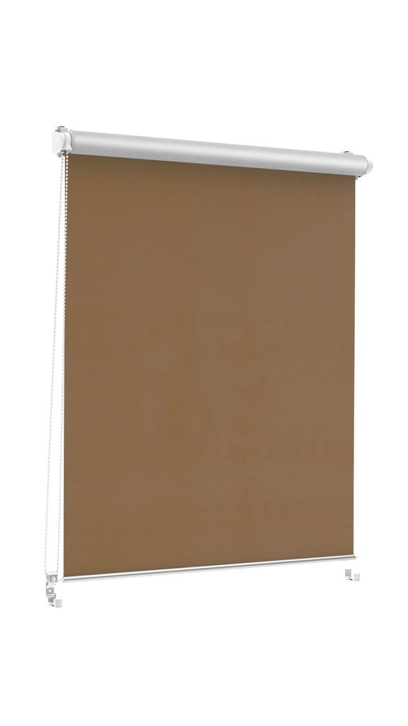 Klemmfix Thermorollo braun (BxH 50x150cm) Produktbild 