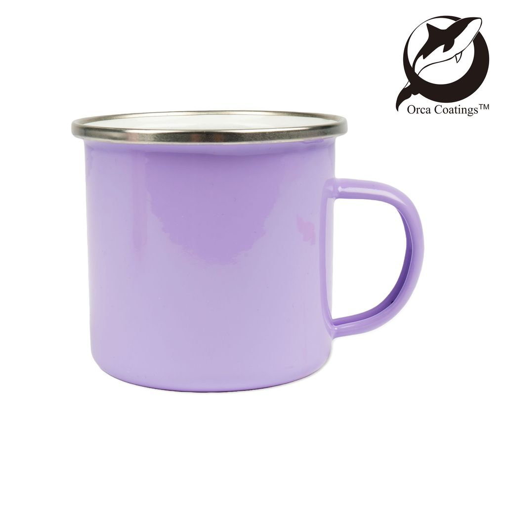 ORCA Emailletasse für Sublimation - 360ml - Macaron Violet Produktbild 
