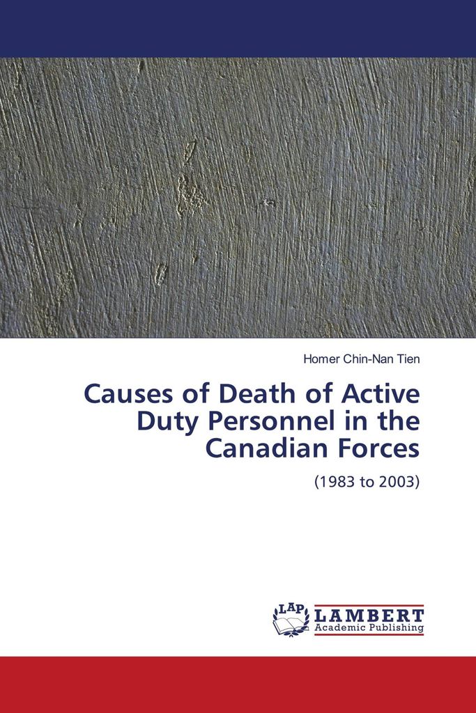 Causes of Death of Active Duty Personnel in the Canadian Forces