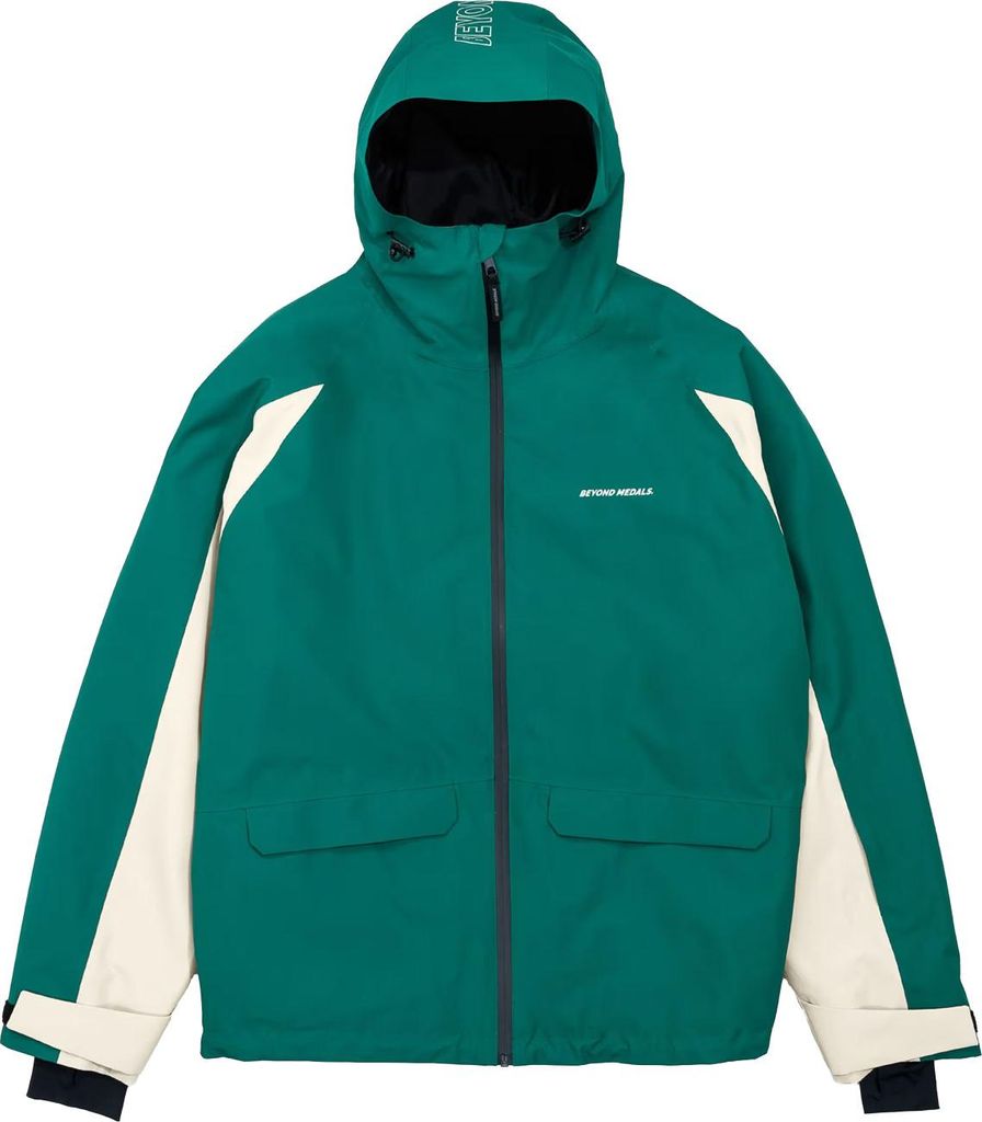 Beyond Medals Ski- Snowboardjacke Nostalgia Jacket 2L, Größe:XS, Farben:green