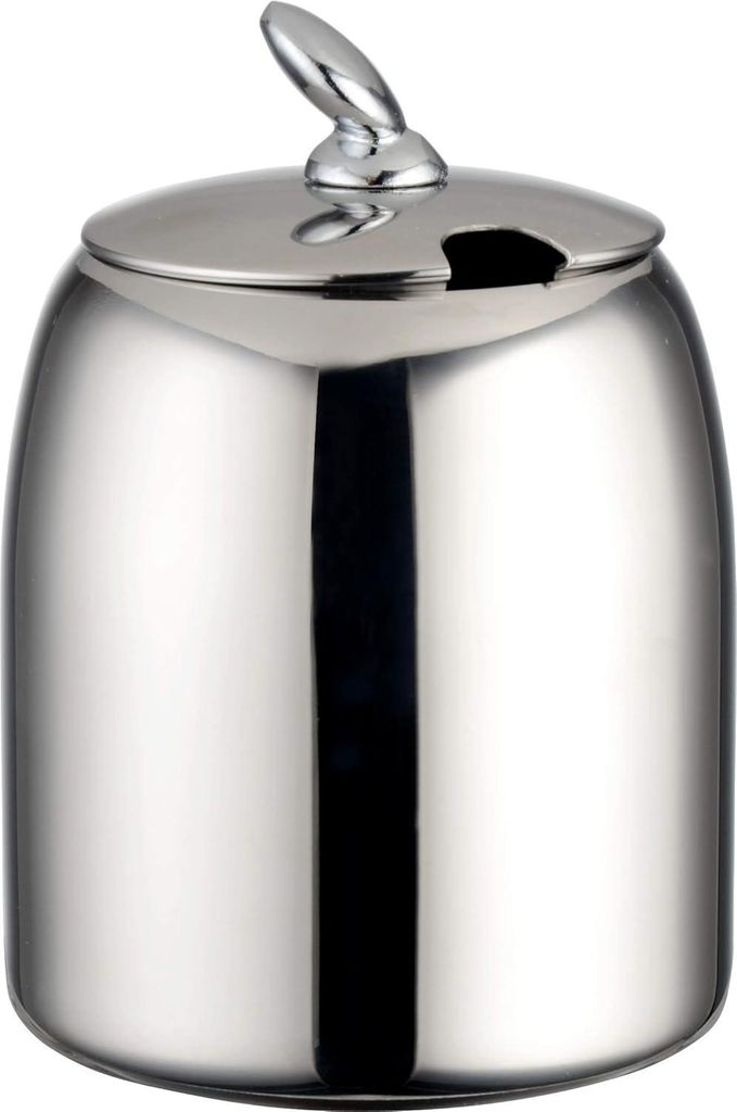 Hochglanz Zuckerdose - Edelstahl - 1 Stück - 12 oz