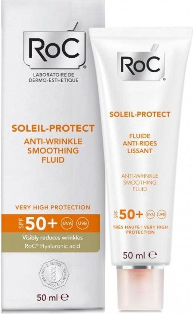 ROC Soleil-Protect Anti-Wrinkle Smoothing Fluid SPF50+ Produktbild 